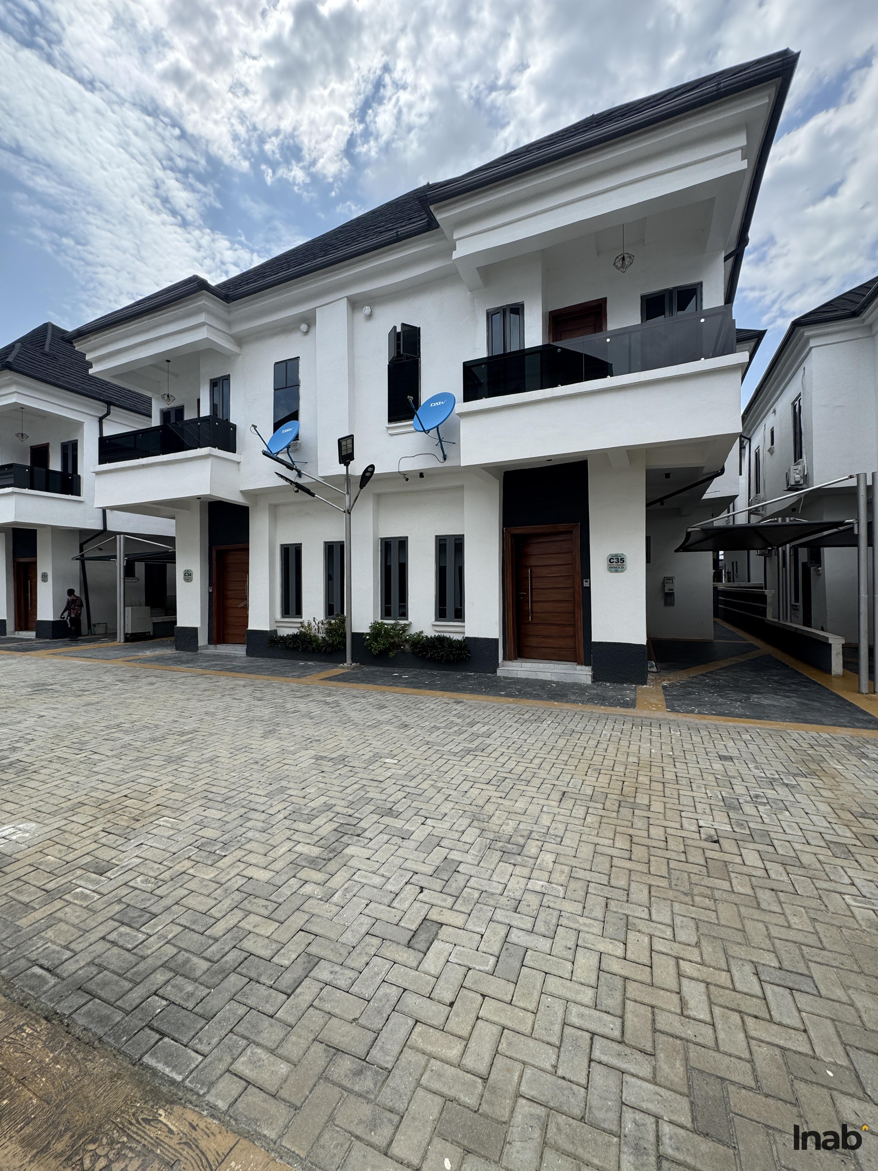 4 bedroom semi detached duplex with swimming pool